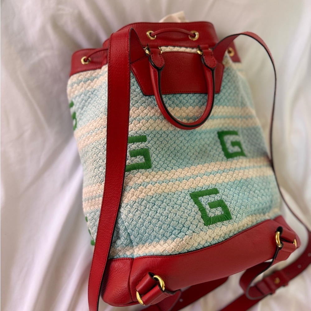 Gucci “Miami” Drawstring Backpack - Picture 7 of 16